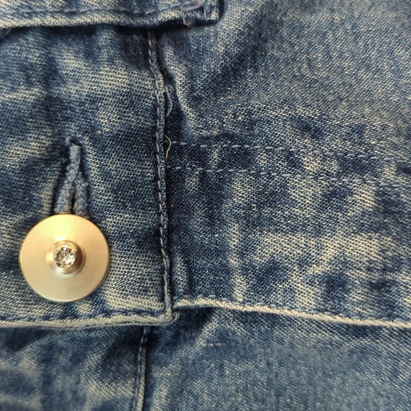 Y2K stretch Pipping with bling Jeans - Picture 9 of 9